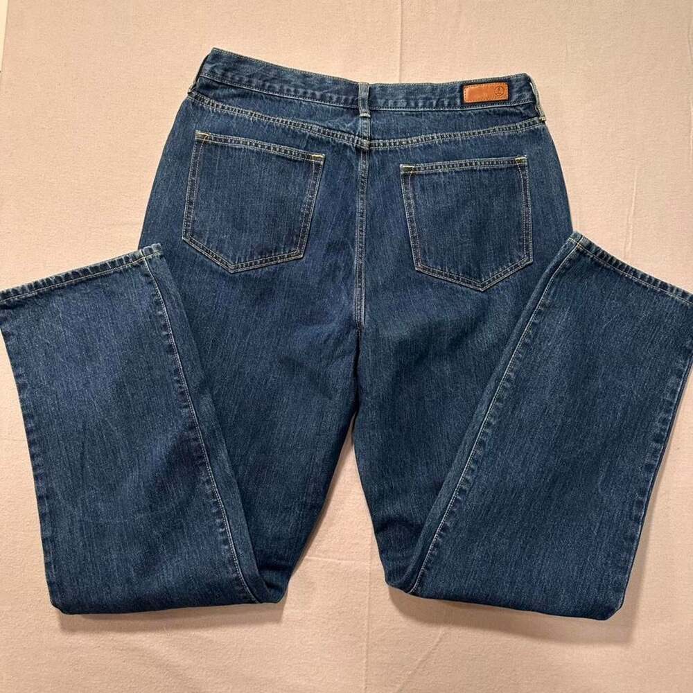 Lands' End Women's Blue and Navy Jeans